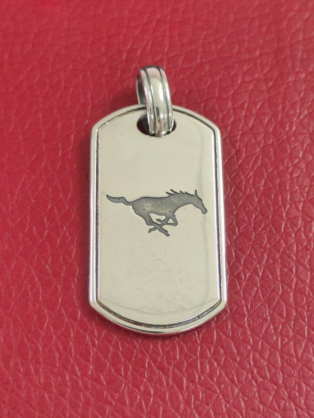 James Avery Southern Methodist University Classic Tag Pendant with box